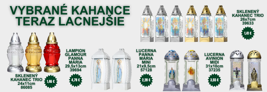 Vybrané kahance teraz lacnejšie